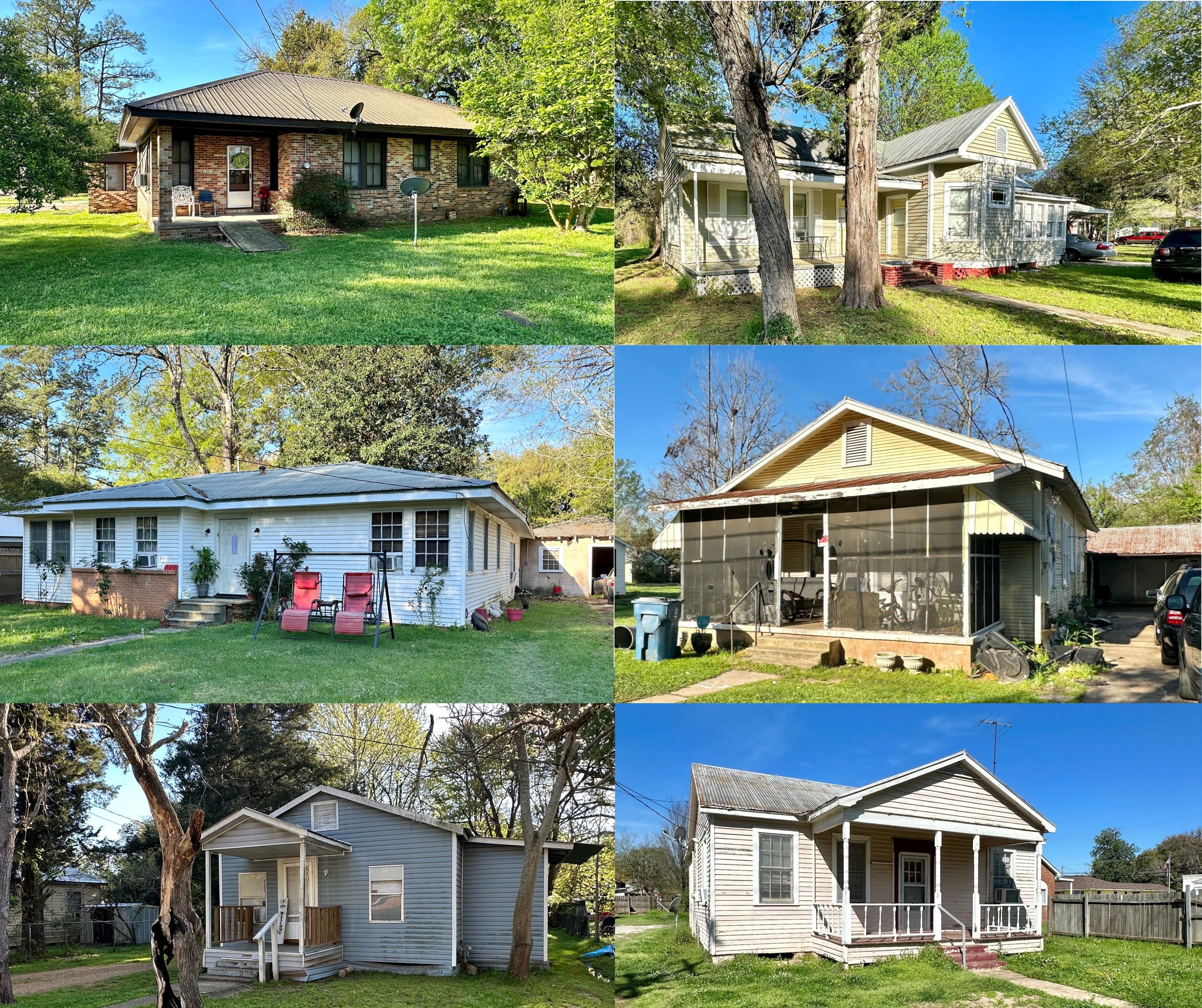 Investment Opportunity: Package Deal of 6 Rental Properties in Bunkie and Cottonport